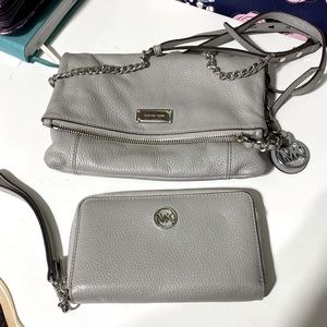 MK crossbody and wristlet